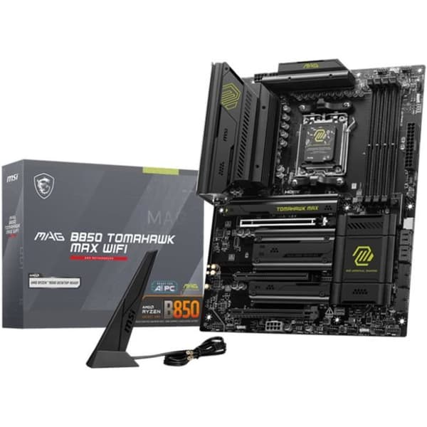 Moderkort - MSI - MAG B850 TOMAHAWK MAX WIFI - AM5 - DDR5 - ATX
