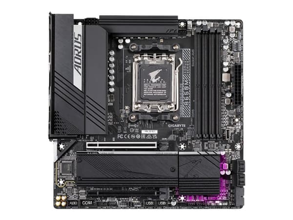 AORUS B650M ELITE - 1.0 - hovedkort - micro ATX - Socket AM5 - AMD B650 Chipset - USB 3.2 Gen 2, USB-C 3.2 Gen2, USB 3.2 Gen 1, USB-C 3.2 Gen 2x2 - 2