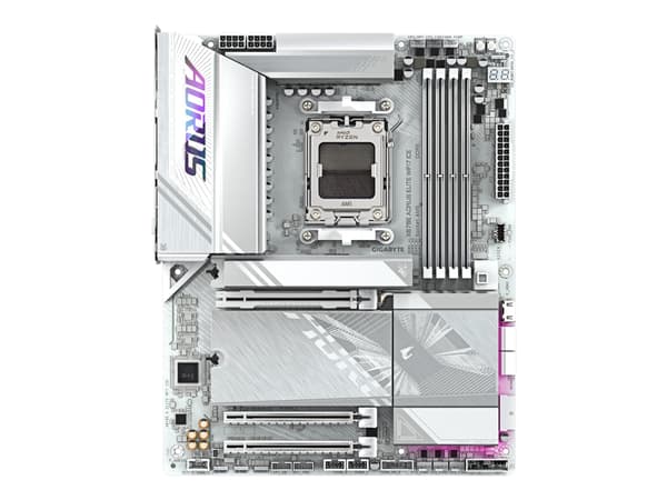 AORUS X870E ELITE WIFI7 ICE - Hovedkort - ATX - Socket AM5 - AMD X870E Chipset - USB4, USB-C 3.2 Gen 2x2, USB 3.2 Gen 1, USB 3.2 Gen 2 - 2.5 Gigabit