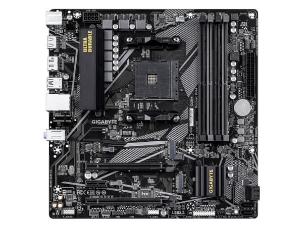GIGABYTE B550M DS3H R2, AMD, AM4, AMD Ryzen 3000 Series, AMD Ryzen 4000 Series, AMD Ryzen 5000 Series, AM4, DDR4-SDRAM, 128 GB