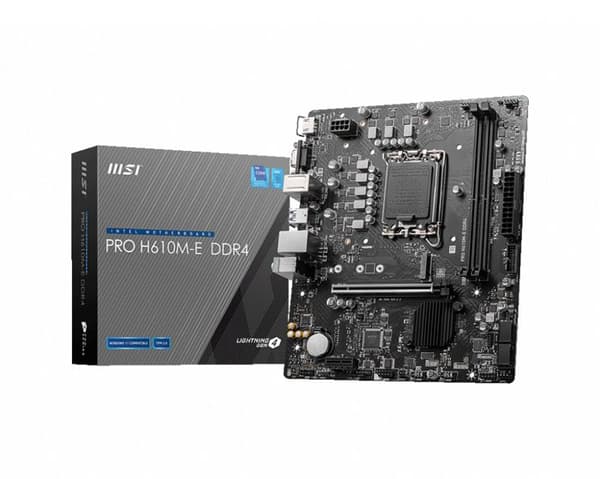 MSI - Moderkort - PRO H610M-E DDR4