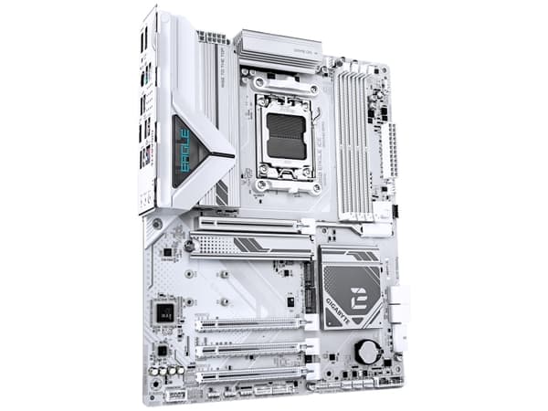 GIGABYTE B850 EAGLE ICE, AMD, Sokkel AM5, AMD Ryzen 7000 Series, AMD Ryzen 8000 Series, AMD Ryzen 9000 Series, Sokkel AM5, DDR5-SDRAM, 256 GB