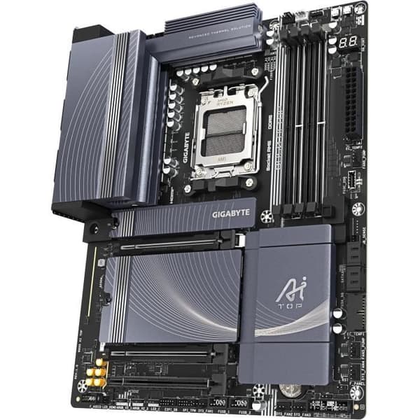 Moderkort - GIGABYTE - B850 AI TOP - Wi-Fi 7 - DDR5 - 16+2+2 digitala VRM.