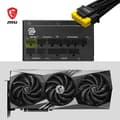 Miniatyrbild 3 av 6: Strömförsörjning - MSI - MAG A1000GL - 1000W - PCIe5 - Hög prestanda
