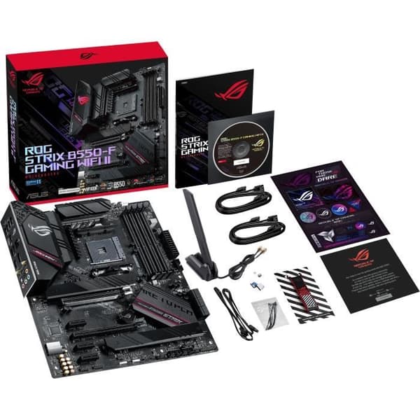 Moderkort - ASUS - ROG STRIX B550-F GAMING(WI-FI) II - (90MB19V0-M0EAY0)
