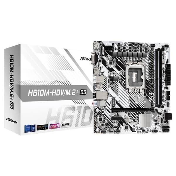 ASROCK Moderkort H610M-HDV/M.