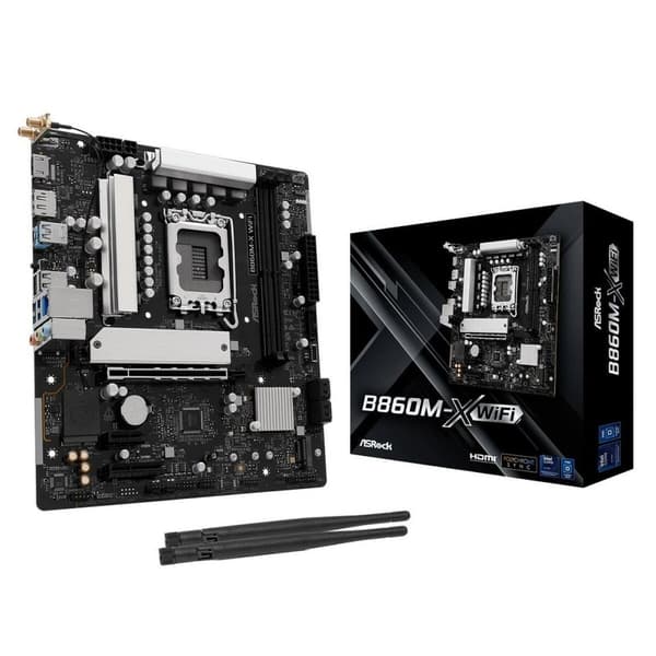 Moderkort ASRock B860M-X WiFi Intel B860 LGA 1851