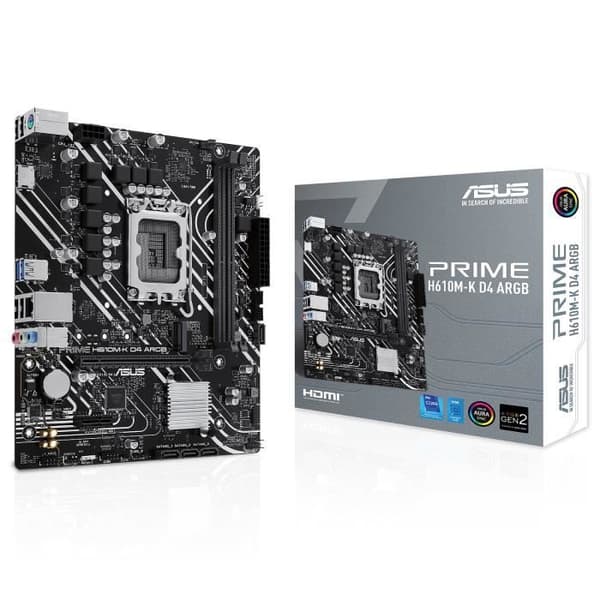 ASUS PRIME H610M-K D4 ARGB LGA
