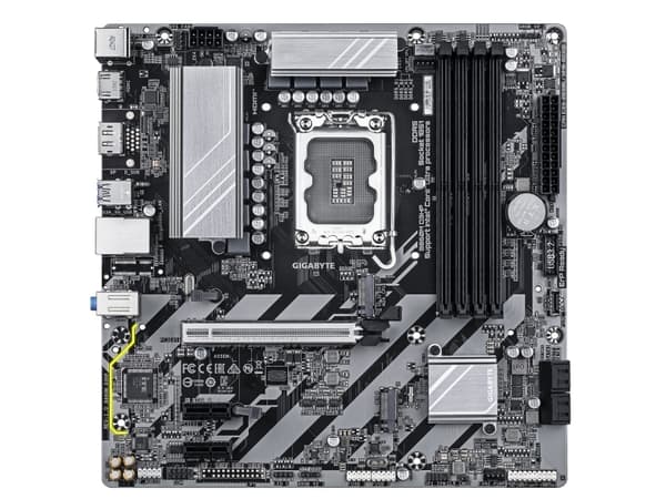 GIGABYTE B860M D3HP Motherboard - Intel Core Ultra Series CPUs, 4+1+2+1 Phases VRM, up to 9066MHz DDR5, 2xPCIe 4.0 M.2, GbE LAN, USB 3.2 Gen 1, Intel