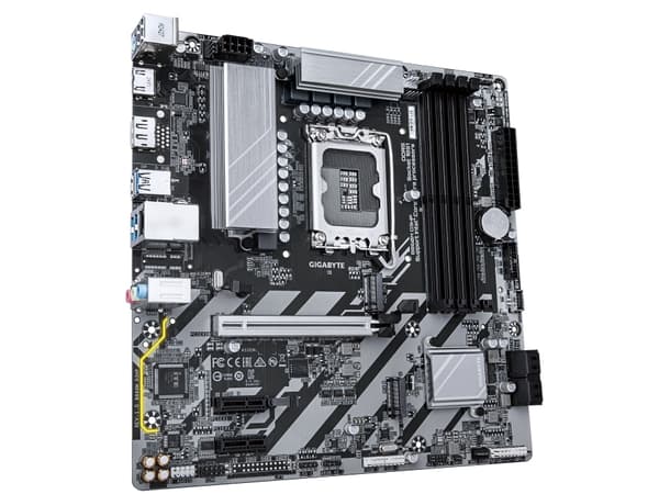 GIGABYTE B860M D3HP Motherboard - Intel Core Ultra Series CPUs, 4+1+2+1 Phases VRM, up to 9066MHz DDR5, 2xPCIe 4.0 M.2, GbE LAN, USB 3.2 Gen 1, Intel