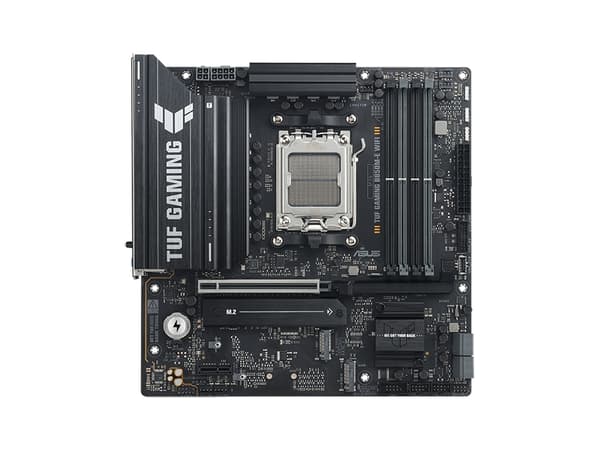 ASUS AMD B850 Micro-ATX-moderkort DDR5 PCIe 5.0 3xM.2 1xHDMI 1xDisplayPort 4xSATA