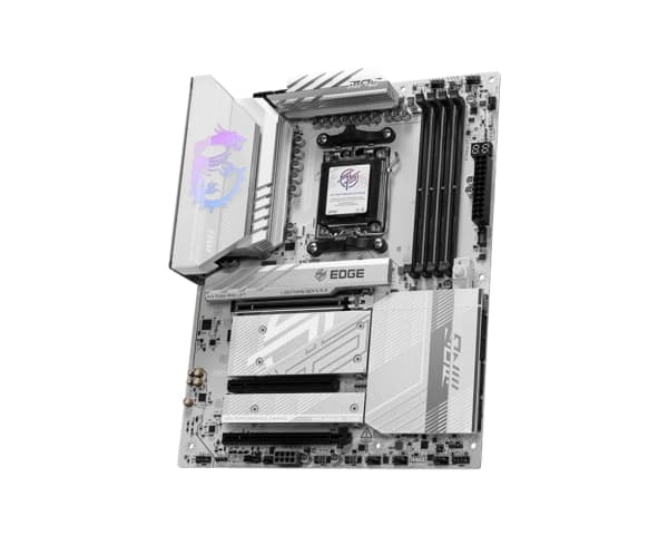 MSI MPG B850 EDGE TI WIFI - Moderkort - ATX - Socket AM5 - AMD B850 Chipuppsättning - USB-C 3.2 Gen 2x2, USB-C 3.2 Gen2, USB 3.2 Gen 2, USB 3.2 Gen 1