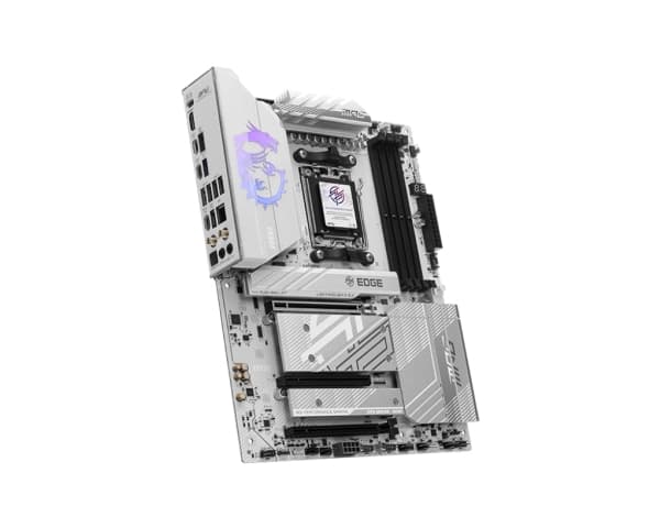 MSI MPG B850 EDGE TI WIFI - Moderkort - ATX - Socket AM5 - AMD B850 Chipuppsättning - USB-C 3.2 Gen 2x2, USB-C 3.2 Gen2, USB 3.2 Gen 2, USB 3.2 Gen 1