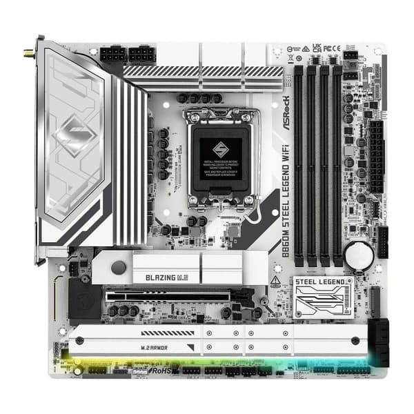 Moderkort ASRock B860M Steel Legend WiFi Intel B860 LGA 1851