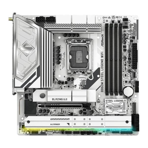 Moderkort ASRock B860M Steel Legend WiFi Intel B860 LGA 1851