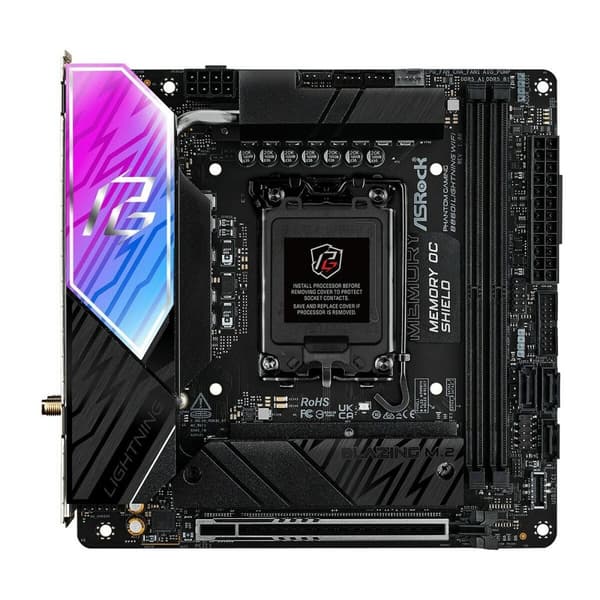 Emolevy ASRock B860I Lightning WiFi Intel B860 LGA 1851