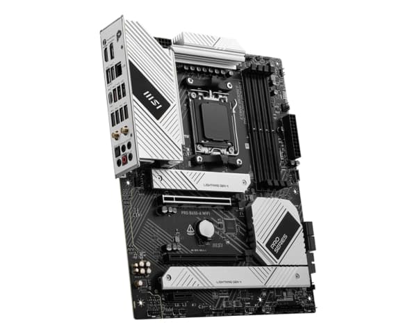 MSI PRO B650-A WIFI, AMD, AM5-sockel, AMD Ryzen 7000 Series, AMD Ryzen 8000 Series, AMD Ryzen 9000 Series, AM5-sockel, 256 GB, DDR5-SDRAM