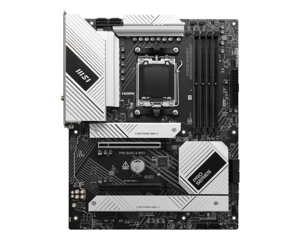 MSI PRO B650-A WIFI, AMD, AM5-sockel, AMD Ryzen 7000 Series, AMD Ryzen 8000 Series, AMD Ryzen 9000 Series, AM5-sockel, 256 GB, DDR5-SDRAM