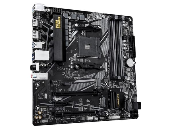 GIGABYTE B550M DS3H AC R2, AMD, AM4, AMD Ryzen 3000 Series, AMD Ryzen 4000 Series, AMD Ryzen 5000 Series, AM4, DDR4-SDRAM, 128 GB
