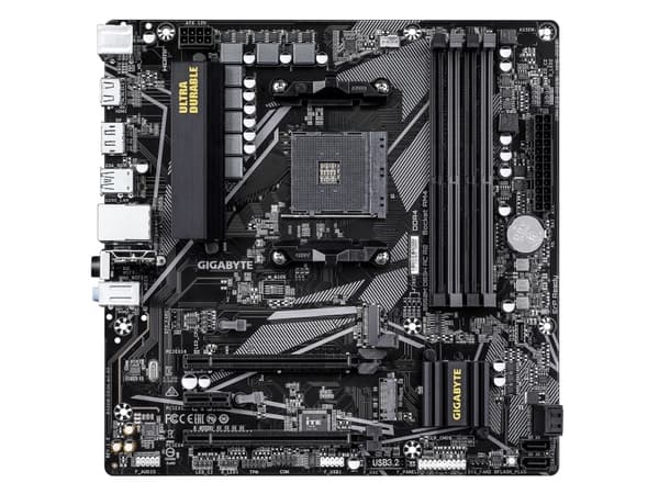 GIGABYTE B550M DS3H AC R2, AMD, AM4, AMD Ryzen 3000 Series, AMD Ryzen 4000 Series, AMD Ryzen 5000 Series, AM4, DDR4-SDRAM, 128 GB