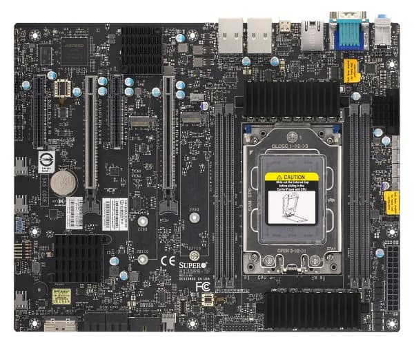 Supermicro MBD-H13SRA-F, AMD, Socket sTR5, AMD Ryzen Threadripper 1000 Series, DDR5-SDRAM, 4 TB, DIMM