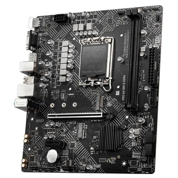 MSI - PRO H610M-G DDR4 - Moderkort - LGA 1700 Sockel - Intel H610 Chipset