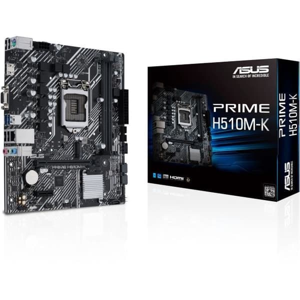 Moderkort - Asus - Prime H510M-K - Micro ATX - PCIe 4.0 - LGA 1200