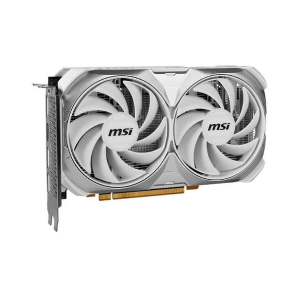 Grafikkort - MSI - RTX 4060 VENTUS 2X WHITE - 8 Go - DLSS3 - 3x DisplayPort, 1x HDMI