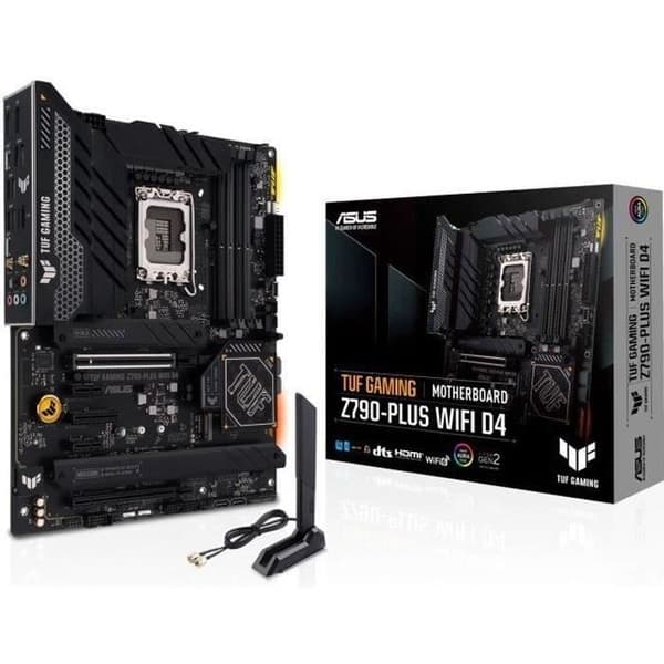 ASUS TUF GAMING Z790-PLUS WIFI D4 moderkort - LGA1700 Intel Z790