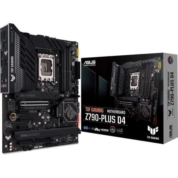 ASUS TUF GAMING Z790-PLUS D4 moderkort - LGA1700 Intel Z790
