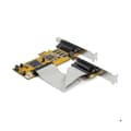 Miniatyrbild 2 av 4: Seriekort med låg profil - STARTECH - 8-PORTAR PCI EXPRESS SERIEKORT LÅG PROFIL - RS-232 Svart