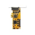 Miniatyrbild 1 av 4: Seriekort med låg profil - STARTECH - 8-PORTAR PCI EXPRESS SERIEKORT LÅG PROFIL - RS-232 Svart