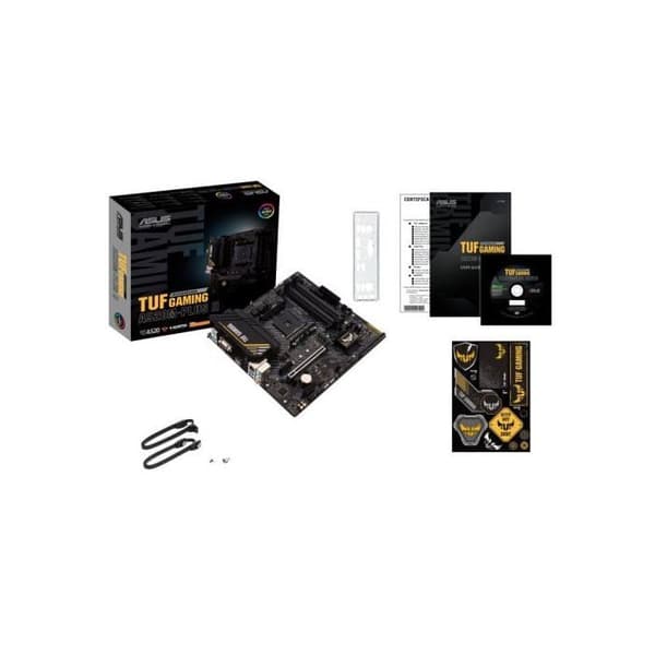Moderkort - ASUS - TUF GAMING A520M-PLUS II - Sockel AM4 - ATX - DDR4 SDRAM