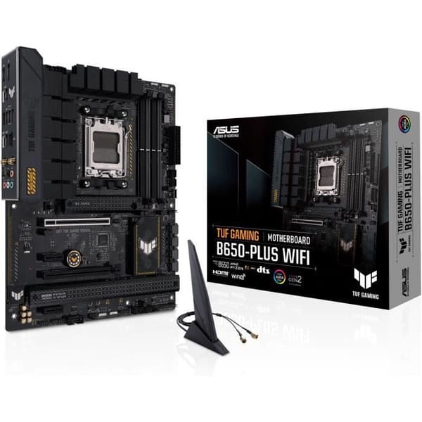 Moderkort - Asus - TUF GAMING B650-PLUS WIFI - Socket AM5 - ATX - DDR5 SDRAM