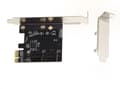 Miniatyrbild 2 av 3: 4-portars styrkort för SATA-enhet över PCI Express PCIe x1-port med AHCI- och UEFI-stöd. ASM1064 chipset