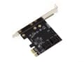 Miniatyrbild 1 av 3: 4-portars styrkort för SATA-enhet över PCI Express PCIe x1-port med AHCI- och UEFI-stöd. ASM1064 chipset