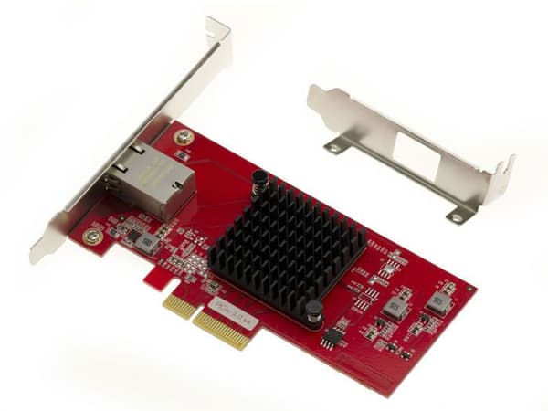 PCIe 3.0 4x styrkort för 10G Gigabit Ethernet RJ45 Lan-nätverk med AQUANTIA AQN-107 AQrate PHY Chipset