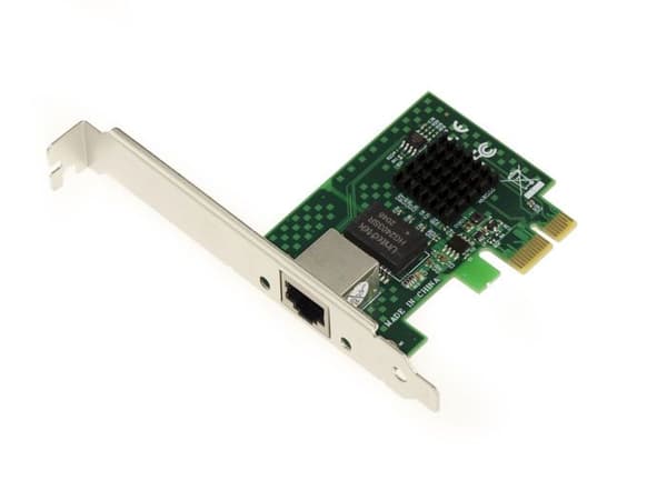 PCIe 2.5 Gigabit ethernet 10 100 1000 1G 2.5G nätverkskontrollkort med RJ45-kontakt och Intel I225 Chipset