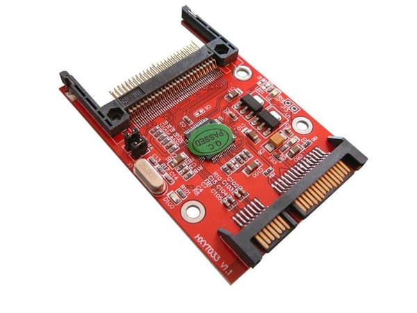 Compact Flash CF till SATA Converter Adapter, CFI och CFII stöd