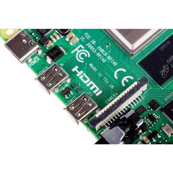 Dator för allmänna ändamål - Raspberry Pi - 4 Model B - 8GB - ARM Cortex A72 - Gigabit Ethernet