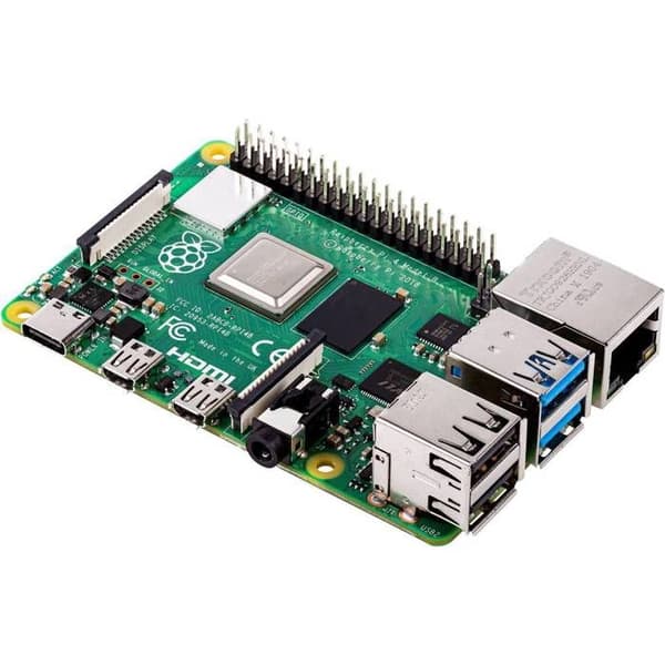 Dator för allmänna ändamål - Raspberry Pi - 4 Model B - 8GB - ARM Cortex A72 - Gigabit Ethernet Grön