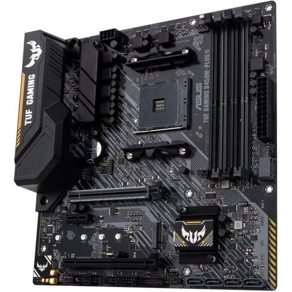 Moderkort - ASUS - TUF Gaming B450M-Plus II - AM4 - DDR4 - micro ATX
