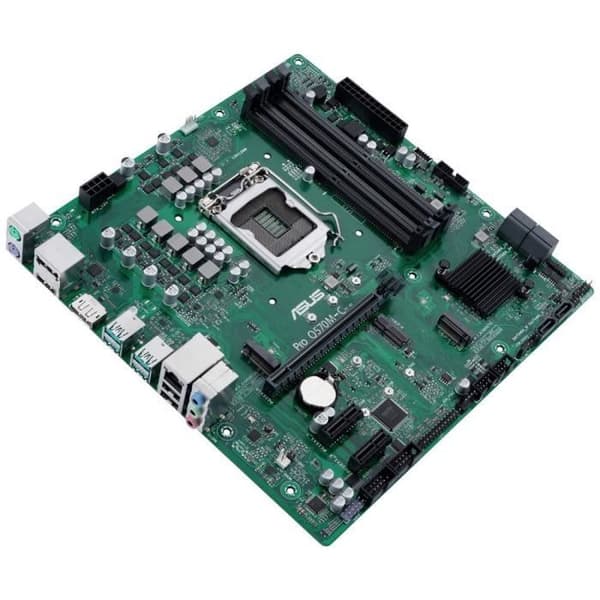ASUS PRO Q570M-C/CSM Socket Intel® 1200 ATX-moderkort - USB-A 3.1 - Ethernet - SATA-600 - DDR4 SDRAM