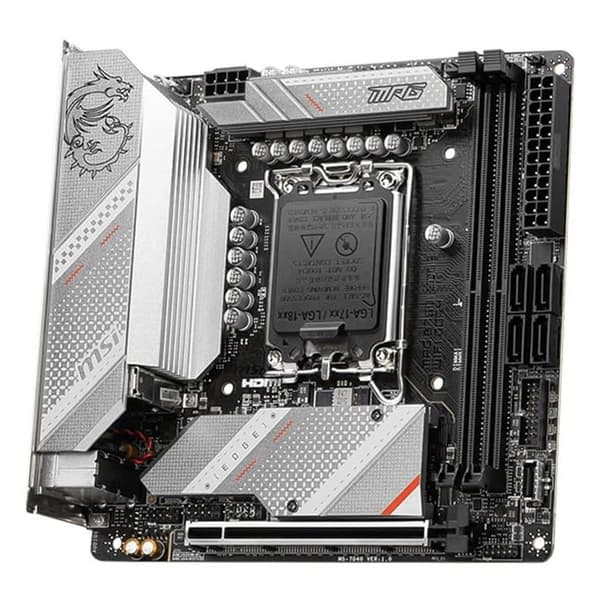 Moderkort - MSI - MPG B760I Edge Wifi - LGA 1700 - DDR5 upp till 7200+ MHz - Integrerat wifi