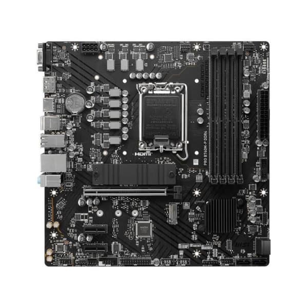 Moderkort - MSI - PRO B760M-P - Sockel LGA1700 - DDR5 - Wi-Fi 6E