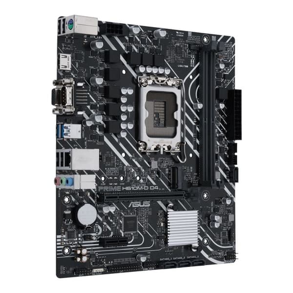 Moderkort - ASUS - Prime H610M-D D4 - LGA 1700 - DDR4 - HDMI, USB 3.2 Gen 1