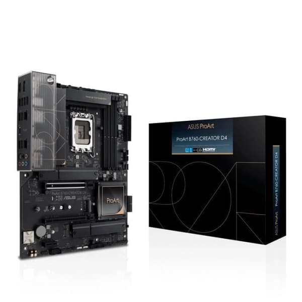 Moderkort - ASUS - ProArt B760-Creator D4 - Sockel LGA1200 - Intel Z390 - 128 GB RAM