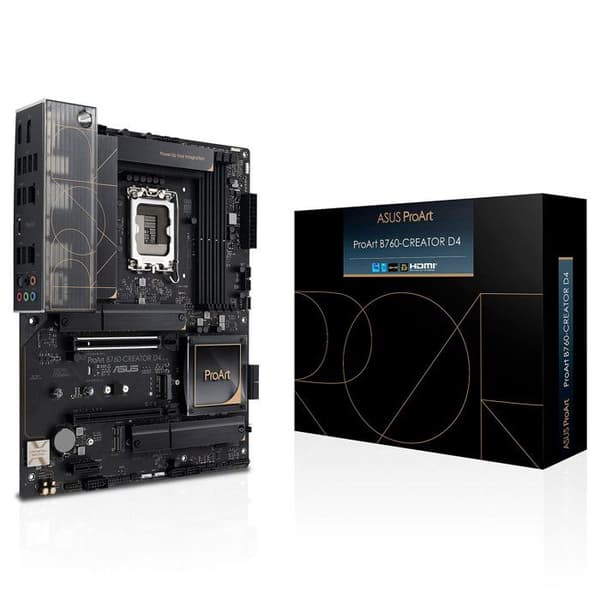 Moderkort - ASUS - ProArt B760-Creator D4 - Sockel LGA1200 - Intel Z390 - 128 GB RAM