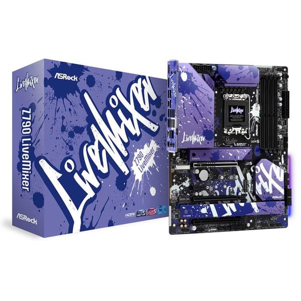 Moderkort - ASRock - Z790 Livemixer - LGA1700 - DDR5 - ATX