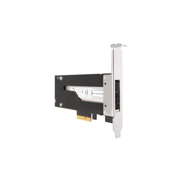 ICY DOCK ToughArmor MB840M2P-B - PCIe-kort med löstagbart rack för M.2 NVMe SSD Svart, Silver